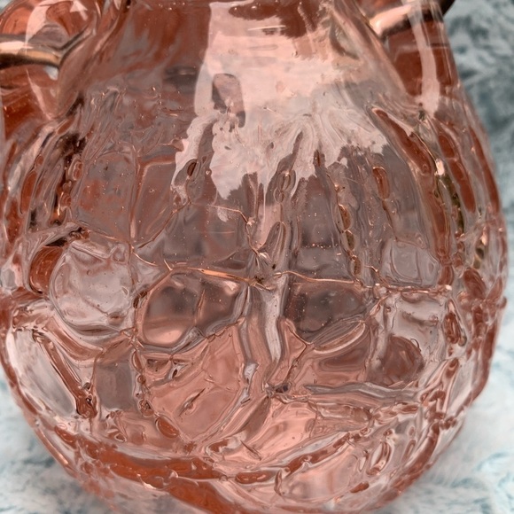 Glass Hand Blown Crackle Honey Jar by Chet Cole - Picture 11 of 15